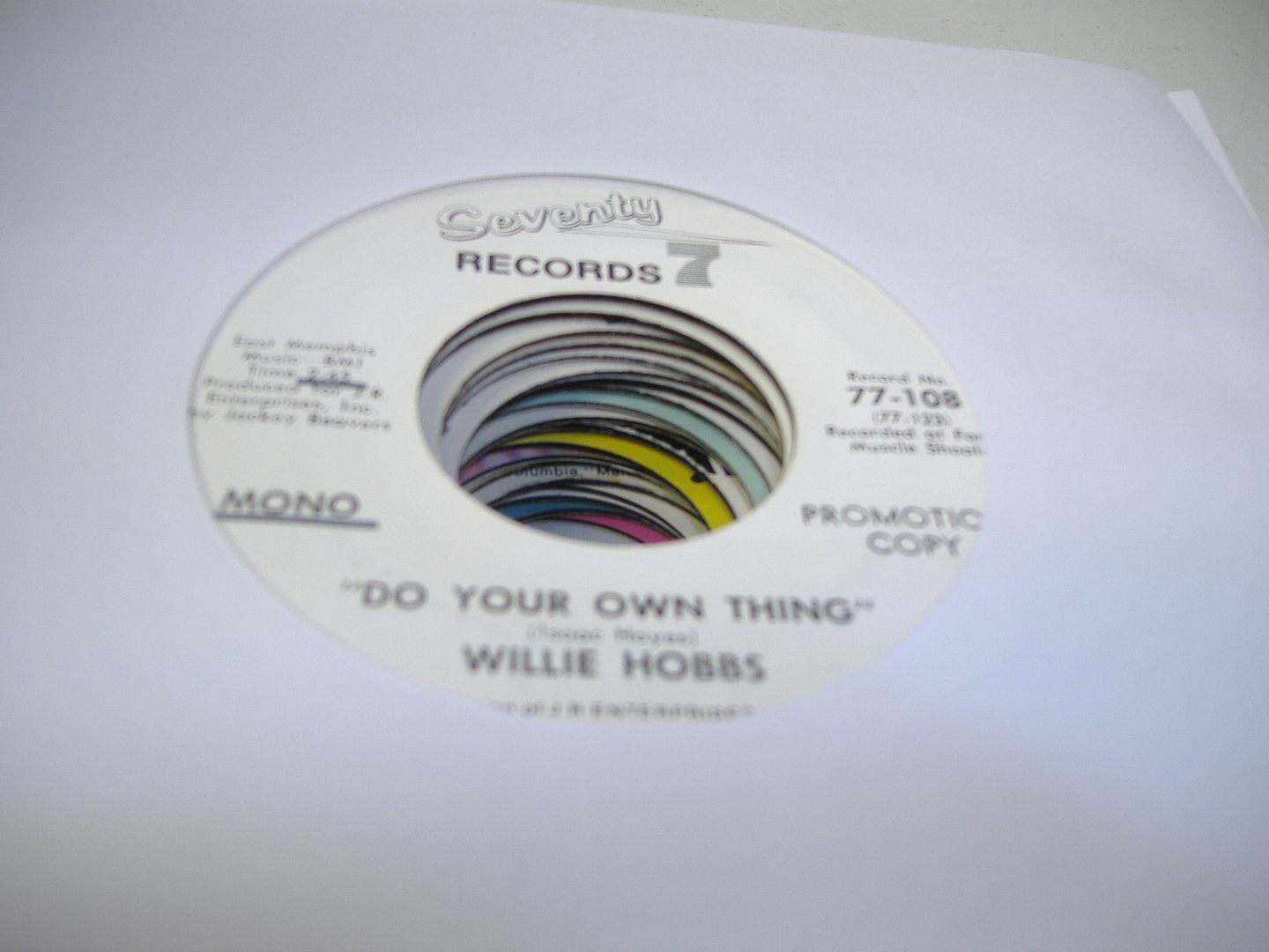 WILLIE HOBBS - Do Your Own Thing (same)
