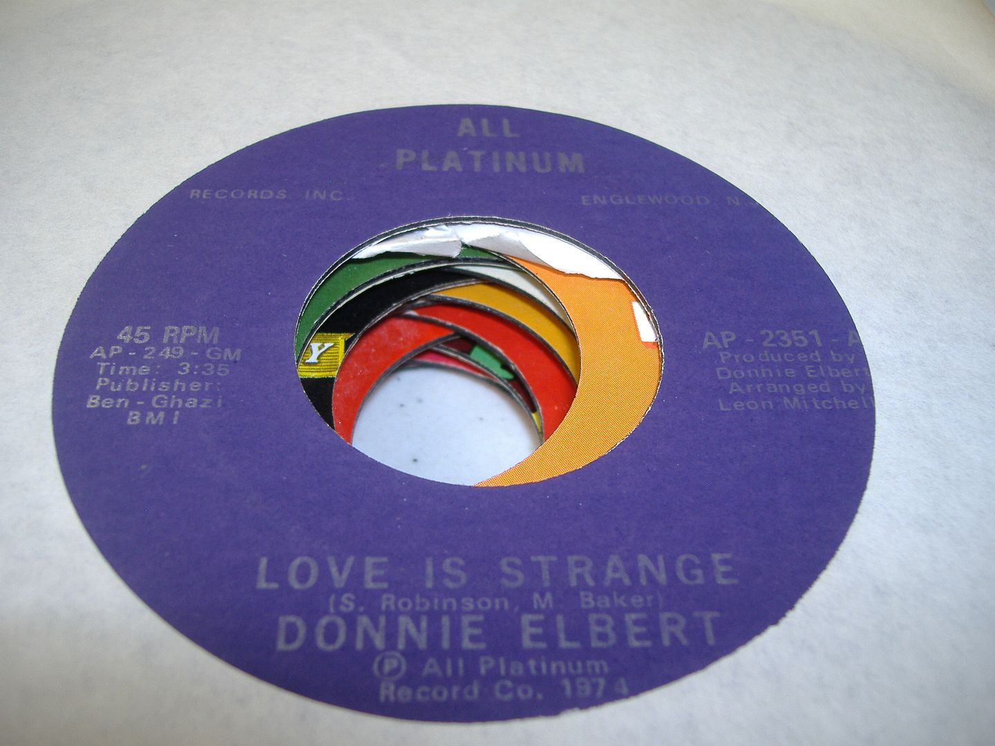 Love Is Strange (same) - DONNIE ELBERT
