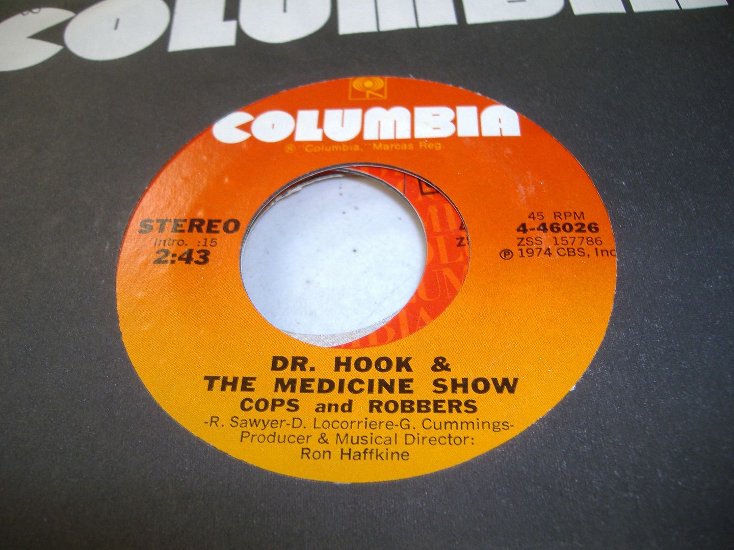 DR. HOOK & THE MEDICINE SHOW - Cops And Robbers (monyerey Jack)