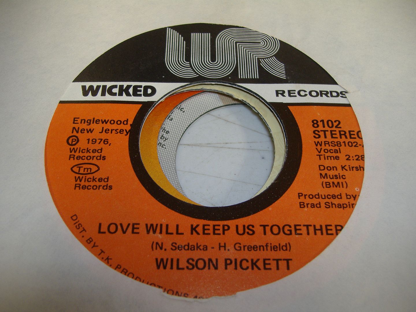 WILSON PICKETT - Love Will Keep Us Together (it's Gonna Be Good)
