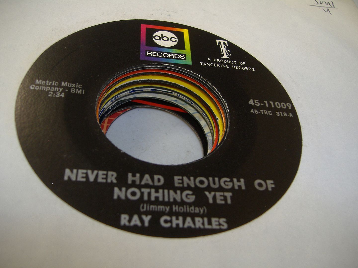 RAY CHARLES - Never Had Enough Of Nothing Yet (yesterday)