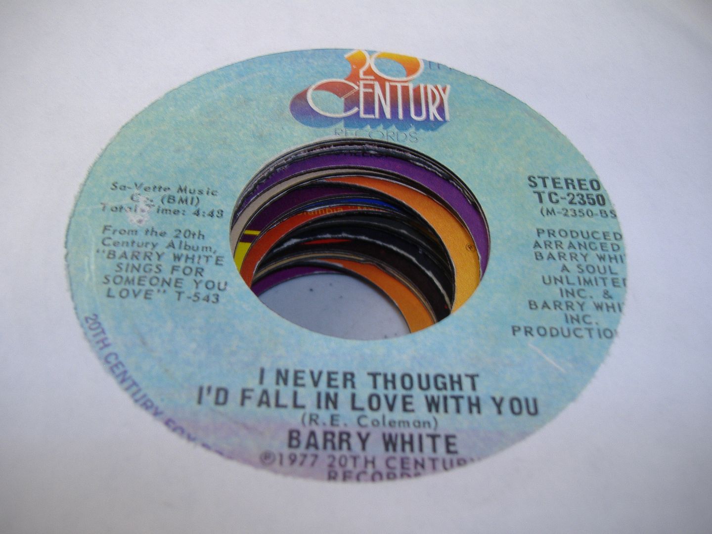 I Never Thought I'd Fall In Love With You (it's Ecstasy When You Lay Down Next To Me) - BARRY WHITE
