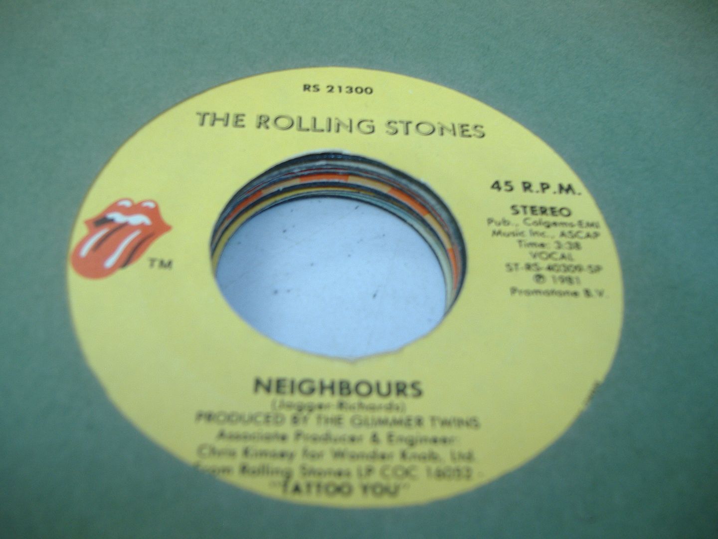 ROLLING STONES - Neighbours (hang Fire)