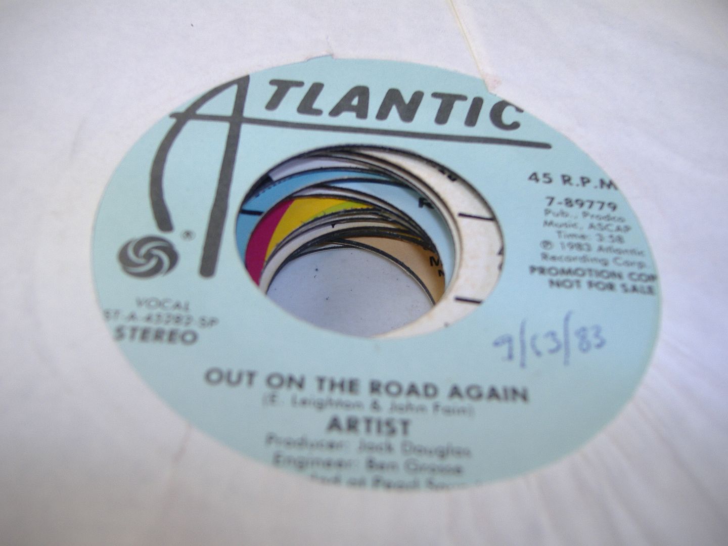 ARTIST - Out On The Road Again (same)