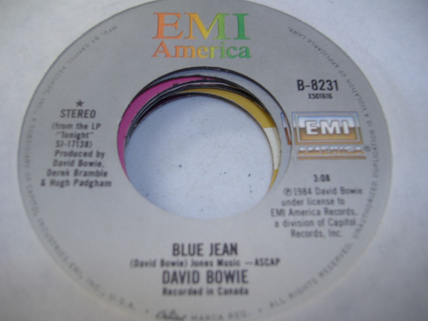 DAVID BOWIE - Blue Jean (dancing With The Big Boys) Album