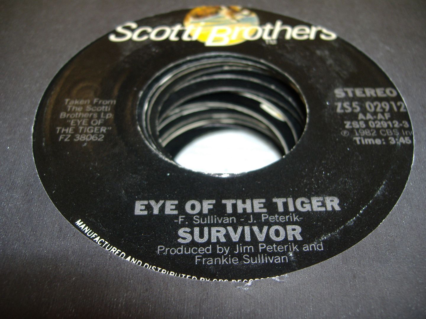 SURVIVOR - Eye Of The Tiger (take You On A Saturday)