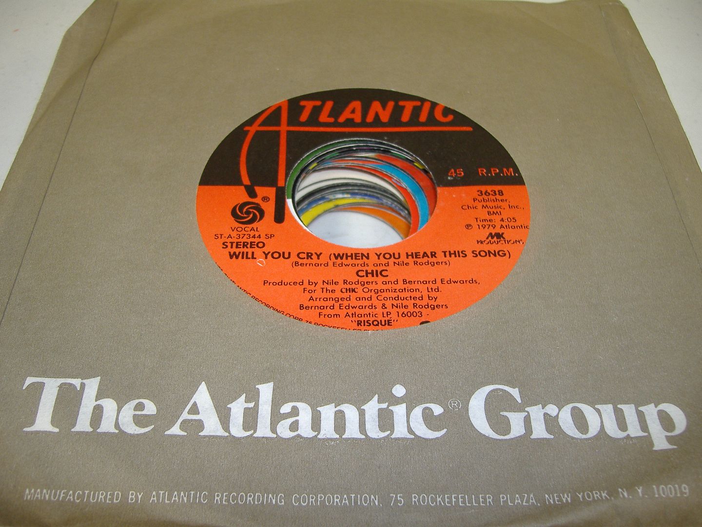 CHIC - Will You Cry (when You Hear This Song) (my Feet Keep Dancing)