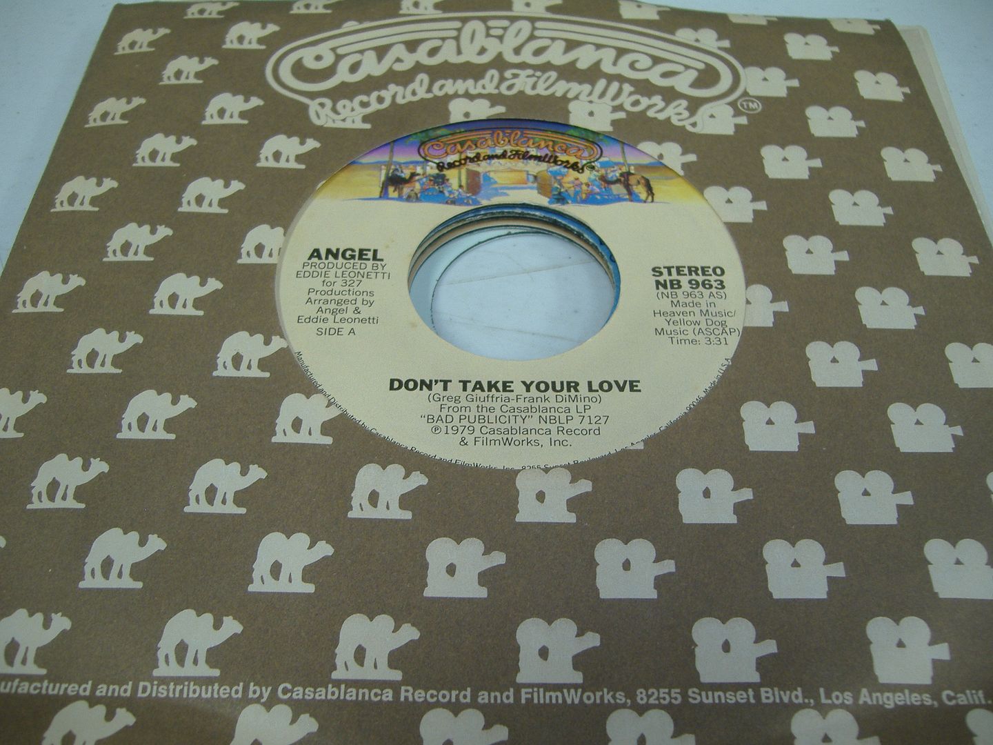 ANGEL - Don't Take Your Love (bad Time)