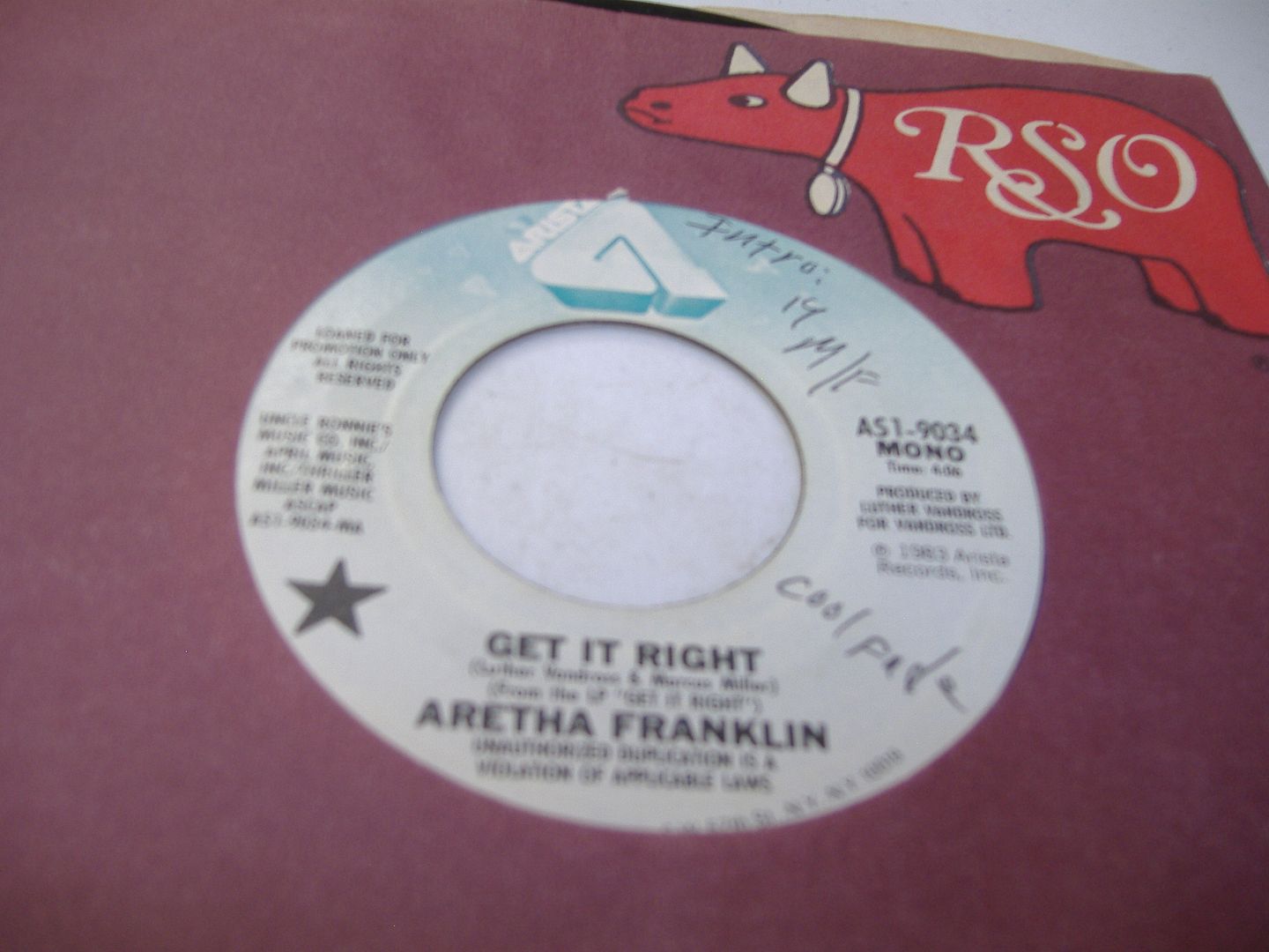 ARETHA FRANKLIN - Get It Right (same)