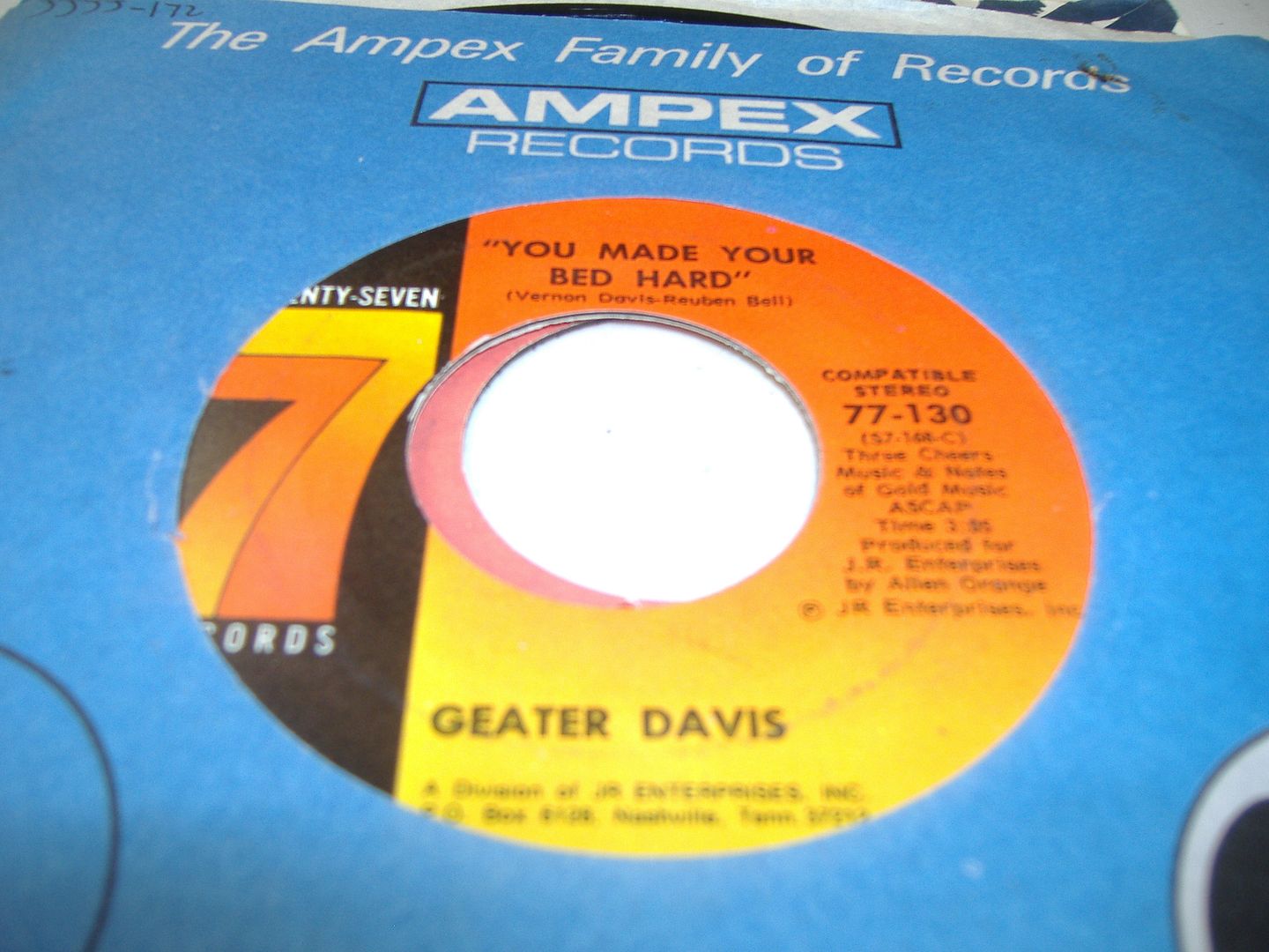 GEATER DAVIS - You Made Your Bed Hard (your Heart Is So Cold) Album