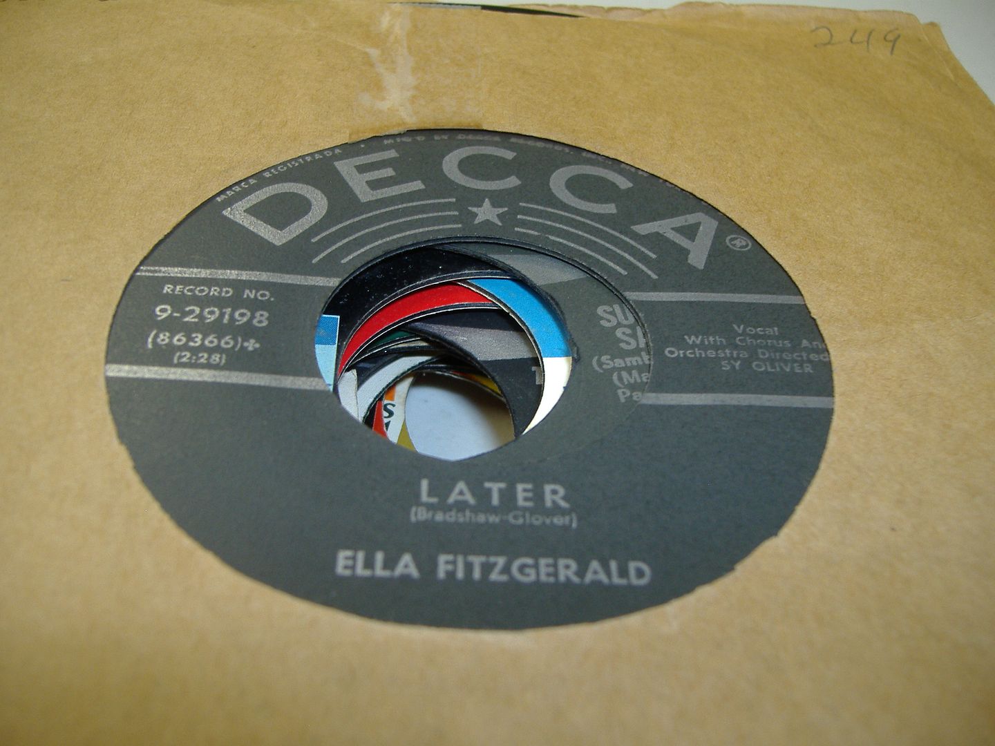 ELLA FITZGERALD - Later (lullaby Of Birdland)