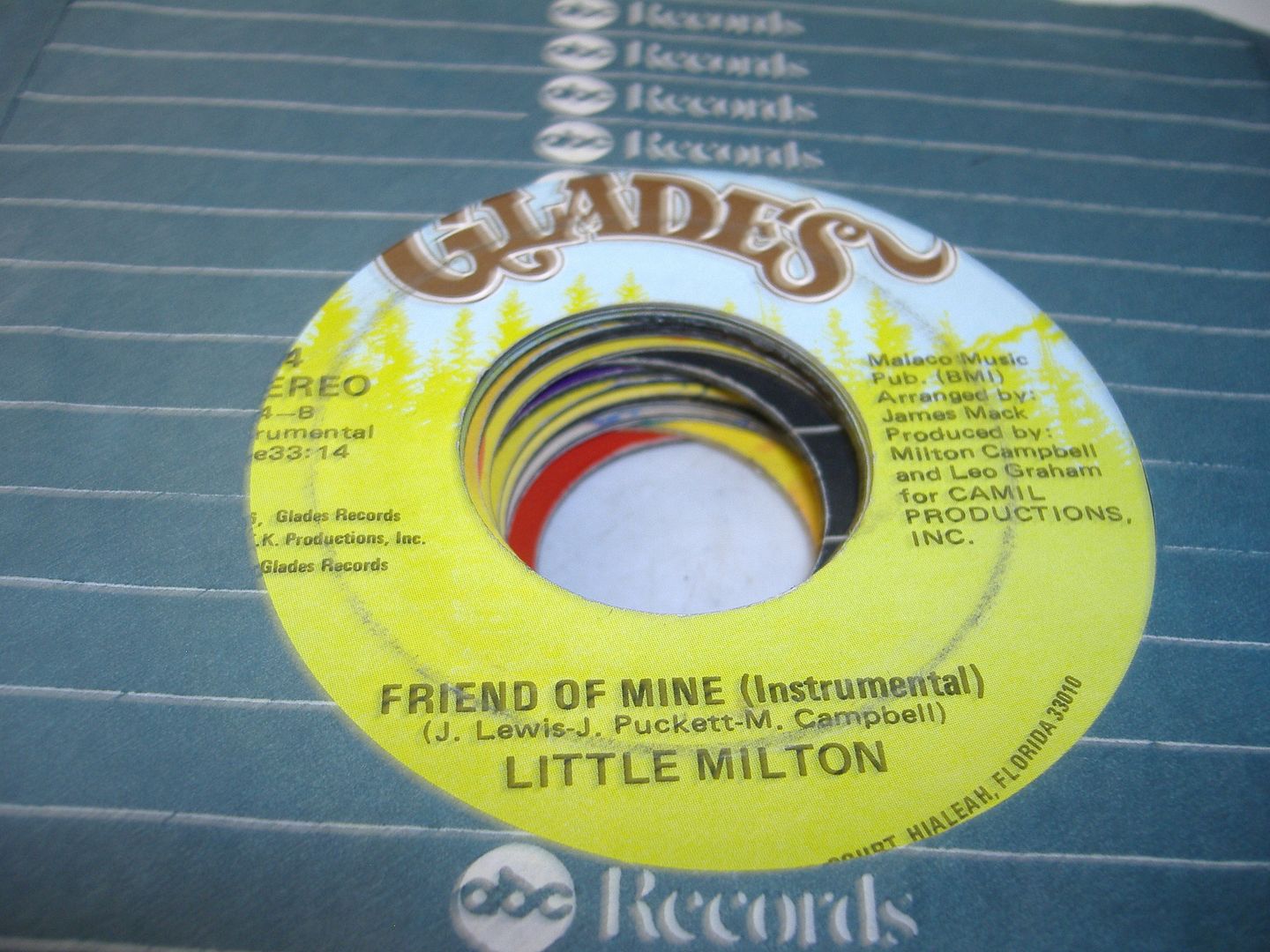 LITTLE MILTON - Friend Of Mine (instrumental) (friend Of Mine)
