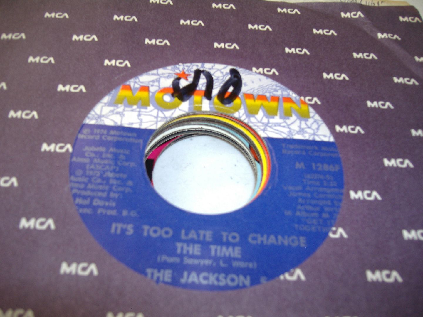JACKSON 5 - It's Too Late To Change The Time (dancing Machine)