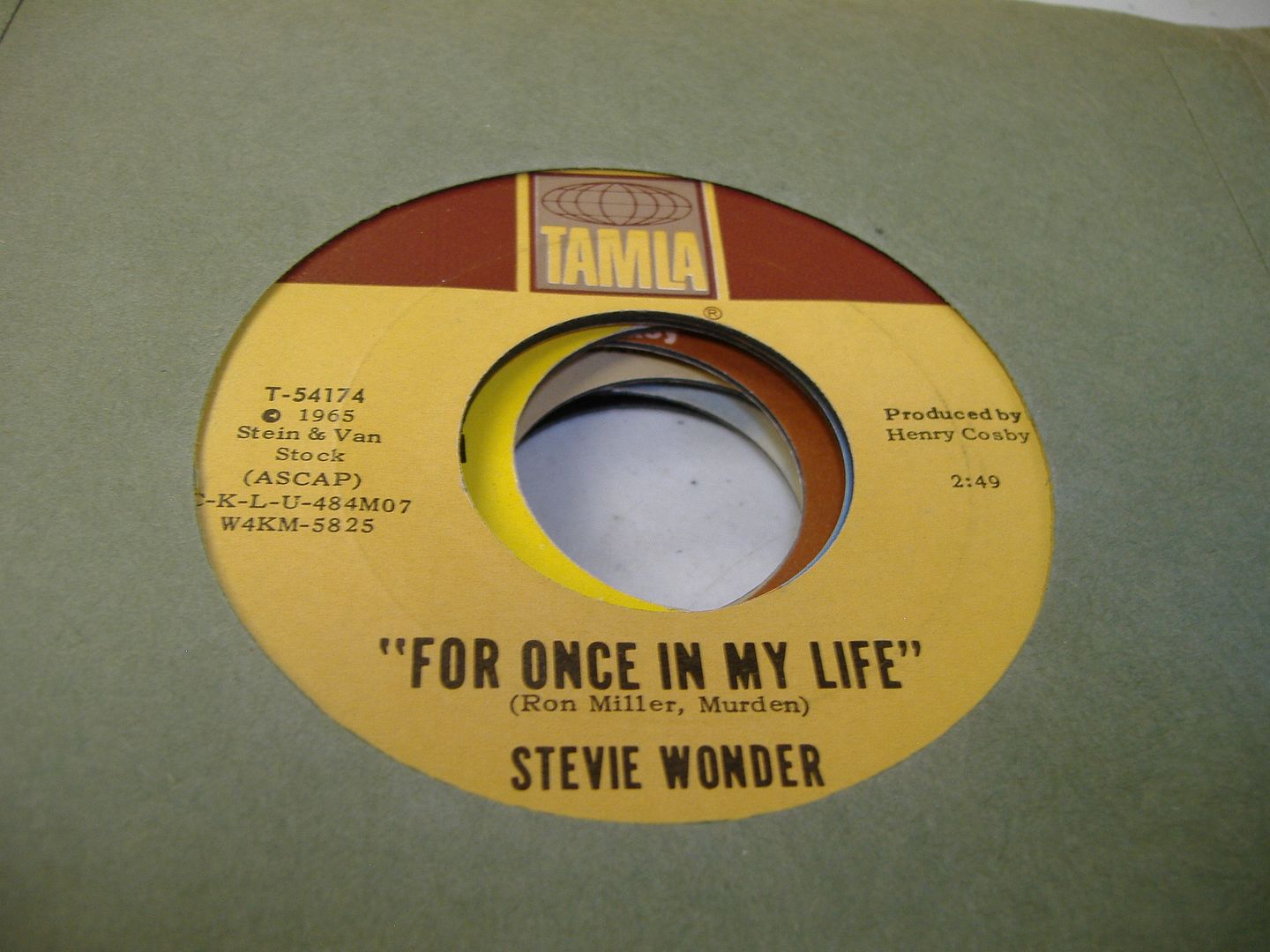 STEVIE WONDER - For Once In My Life (angel Girl)
