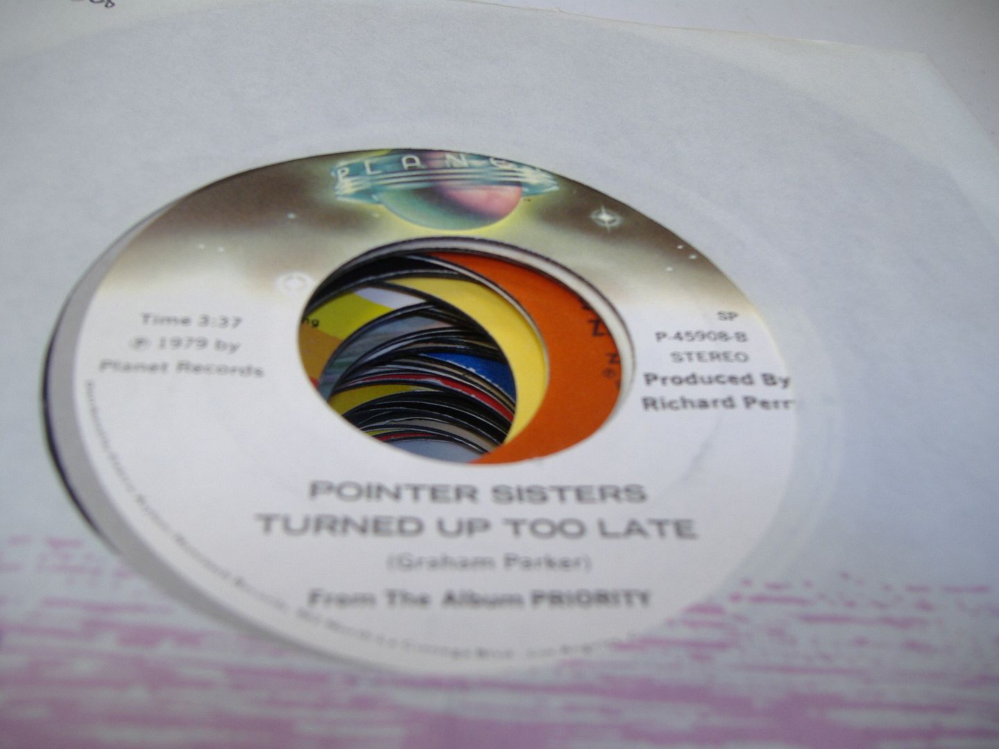 POINTER SISTERS - Turned Up Too Late (who Do You Love)