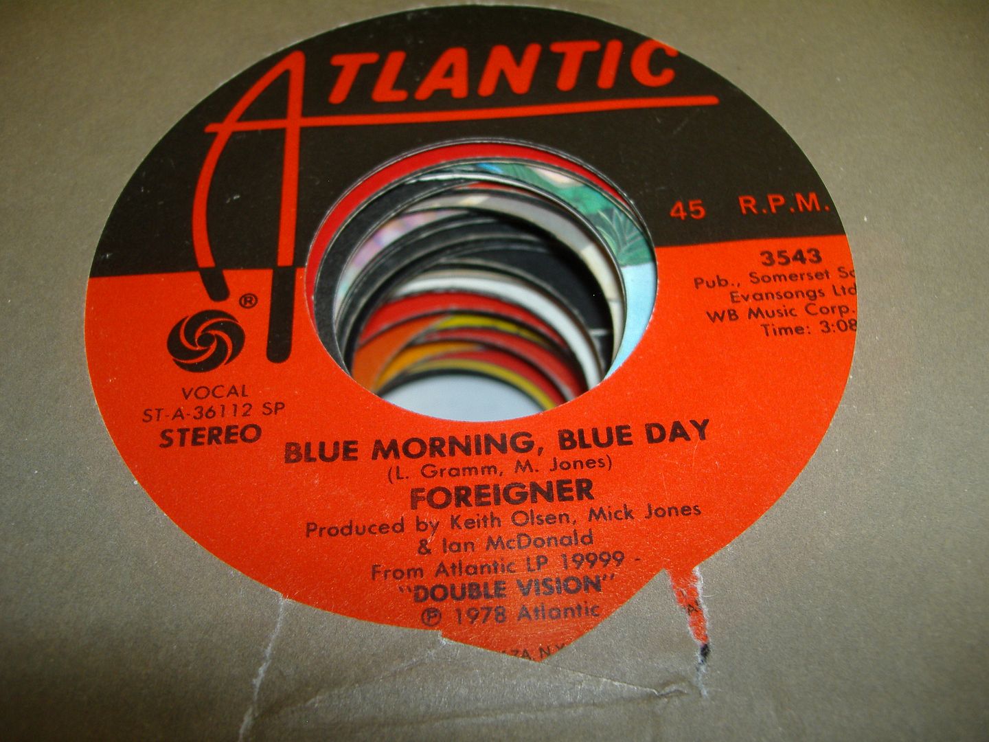 FOREIGNER - Blue Monring,blue Day (i Have Waited So Long)