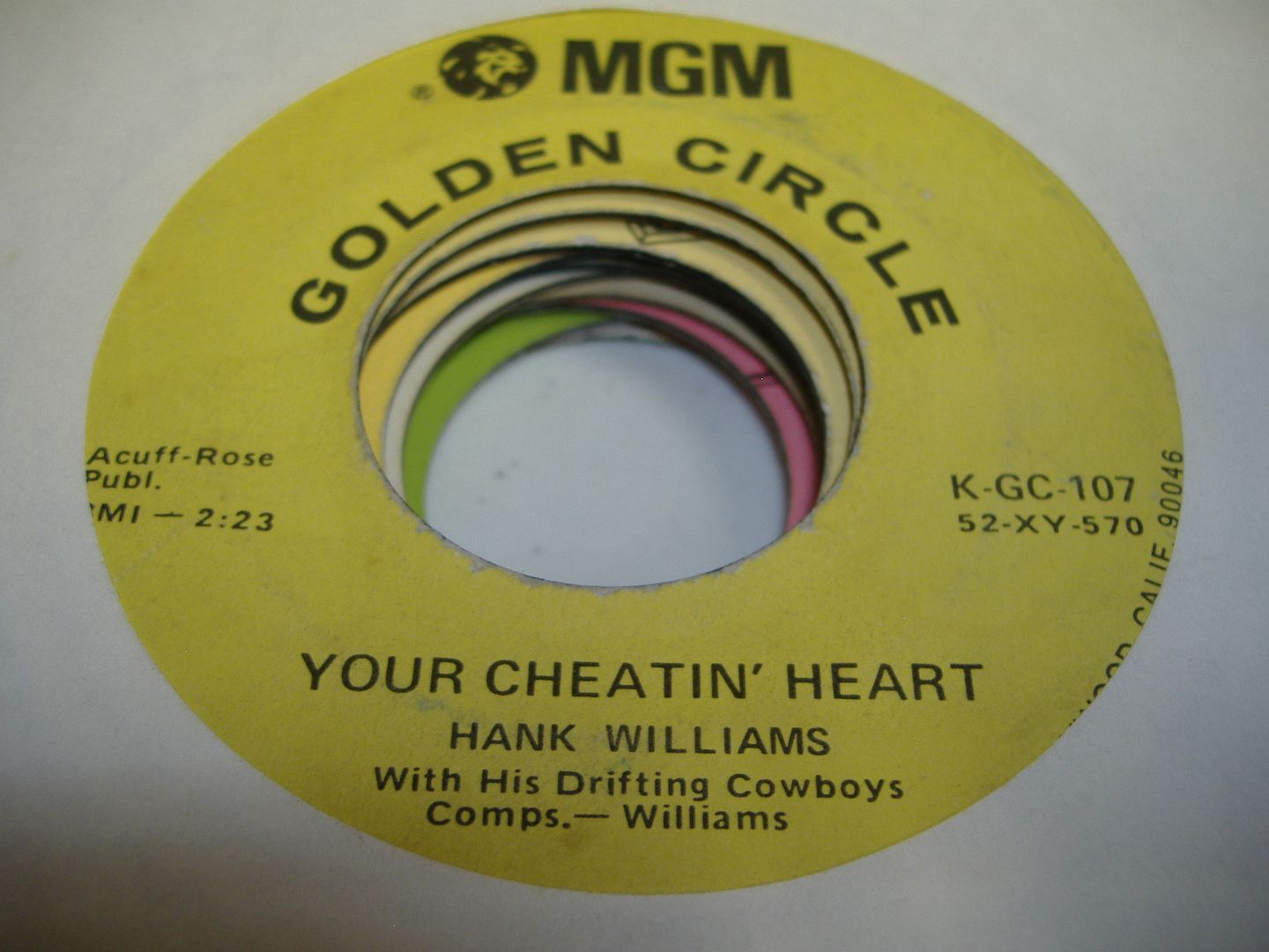 HANK WILLIAMS - You're Cheatin' Heart (lovesick Blues)