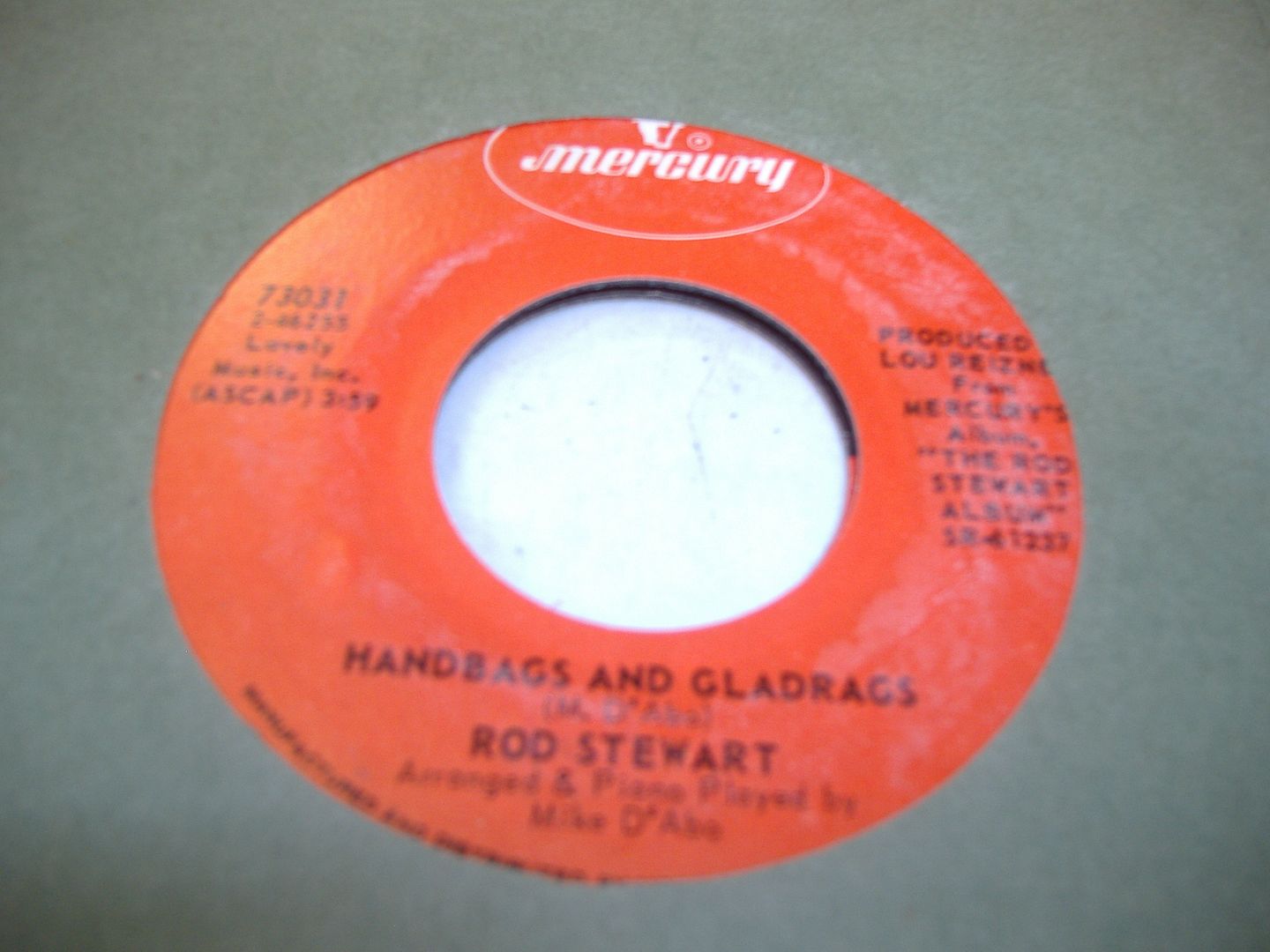 ROD STEWART - Handbags And Gladrags (man Of Constant Sorrow)