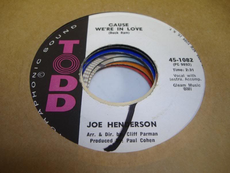 Cause We're In Love (sad Teardrops At Dawn) - JOE HENDERSON