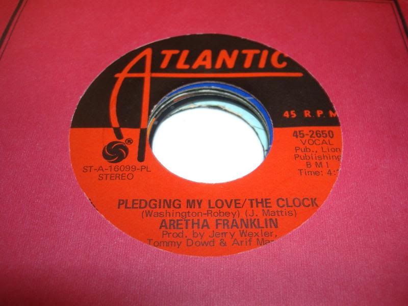 ARETHA FRANKLIN - Pledging My Love/the Clock (share Your Love With Me)