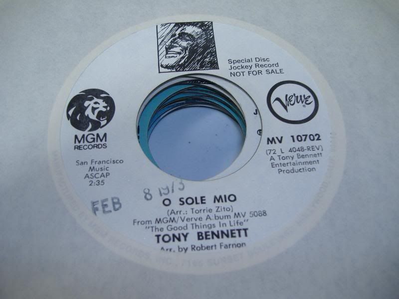 TONY BENNETT - O Sole Mio (the Good Things In Life)