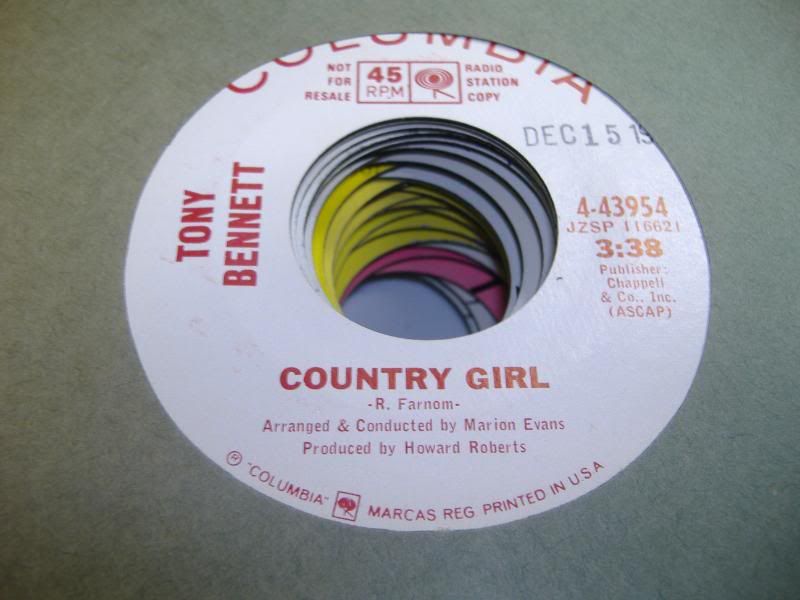 TONY BENNETT - Country Girl (what Makes It Known)