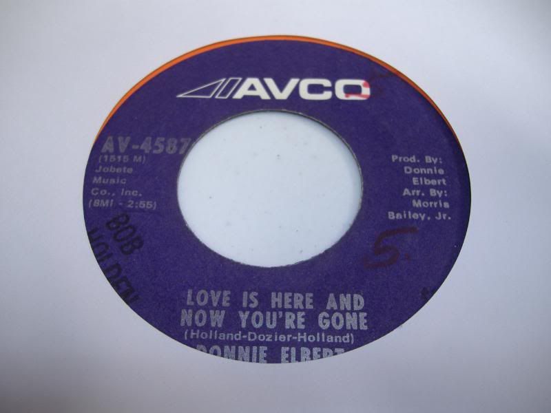 DONNIE ELBERT - Love Is Here And Now You're Gone (i Can't Help Myself (sugar Pie,honey Bunch))