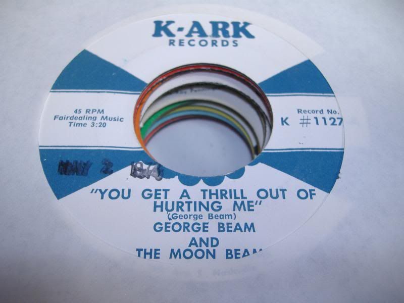GEORGE BEAM & THE MOON BEAMS - You Get A Thrill Out Of Hurting Me (raindrops)