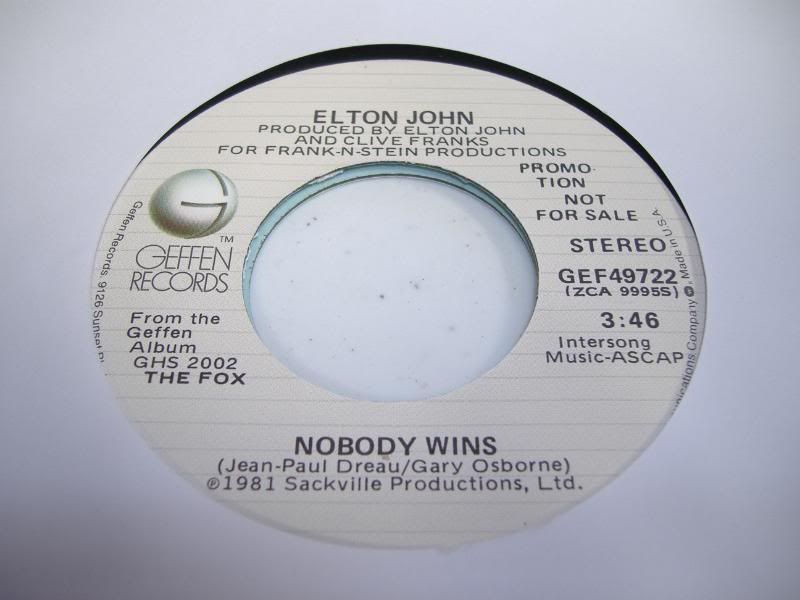 Elton John - Nobody Wins Album