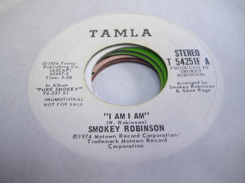 I Am I Am (same) - SMOKEY ROBINSON