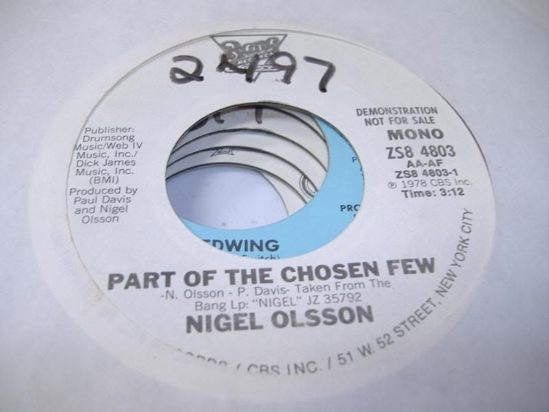 Part Of The Chosen Few (same) - NIGEL OLSSON
