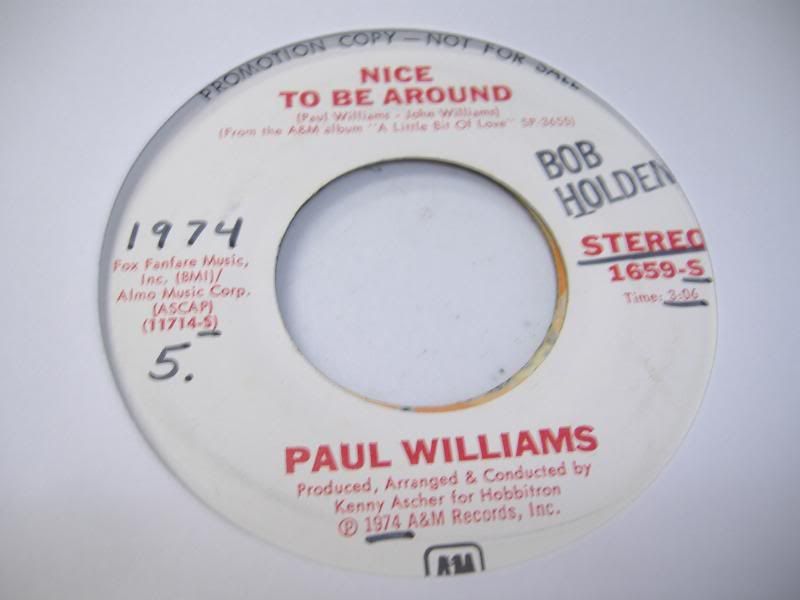 PAUL WILLIAMS - A Litle Bit Of Love (nice To Be Around)