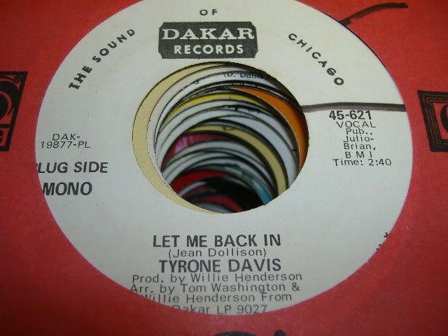Let Me Back In (same) - TYRONE DAVIS