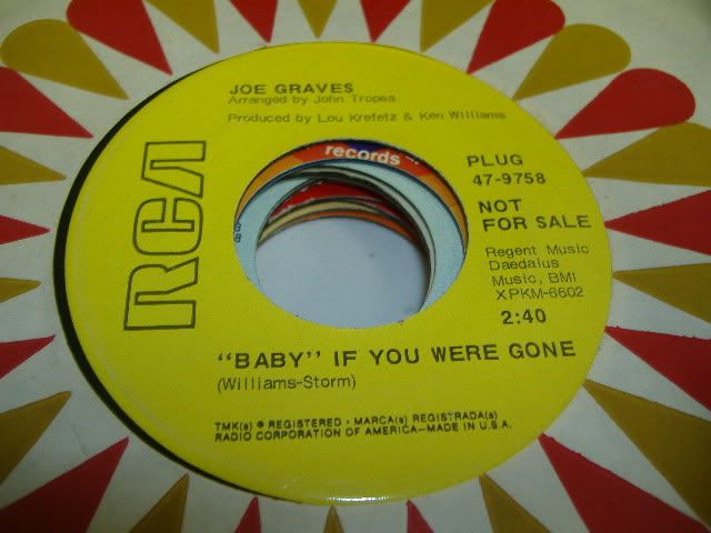 JOE GRAVES - Baby" If You Were Gone