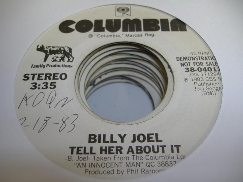 Billy Joel - Tell Her About It Vinyl