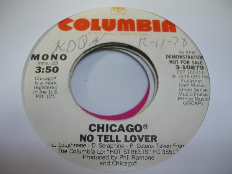 CHICAGO - No Tell Lover (same)