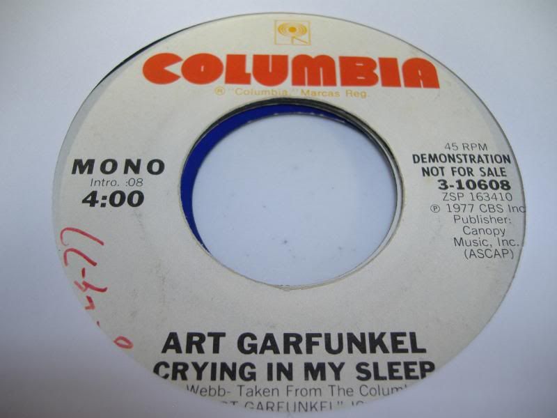ART GARFUNKEL - Crying In My Sleep (same) Album