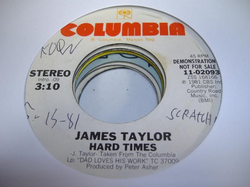 Hard Times (same) - JAMES TAYLOR