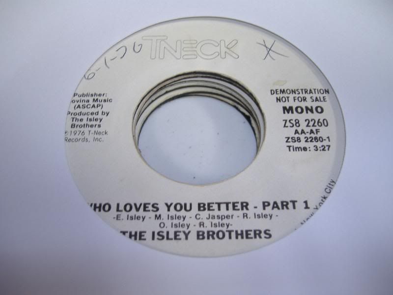 ISLEY BROTHERS - Who Loves You Better (same)