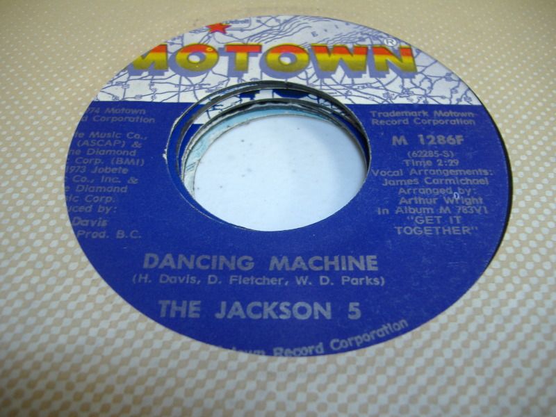 JACKSON 5 - It's Too Late To Change The Time (dancing Machine) Record