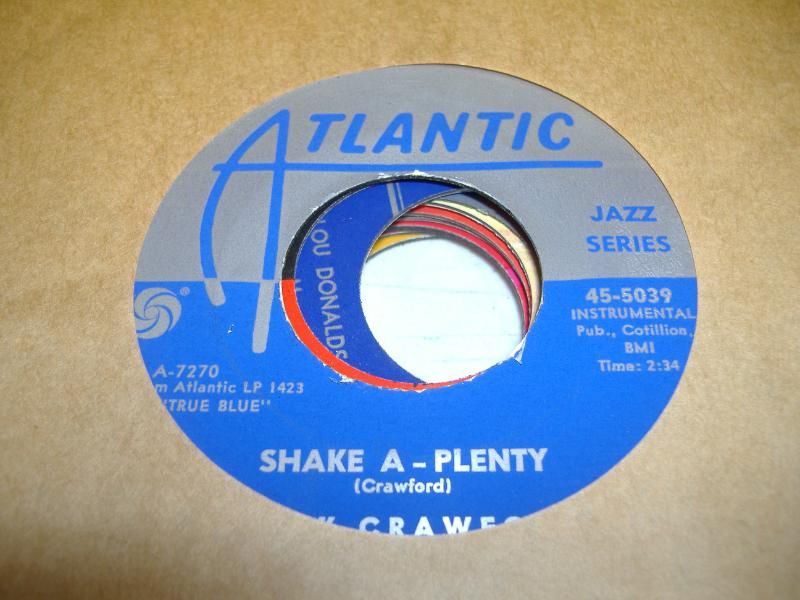 Hank Crawford Shake A-Plenty 45RPM