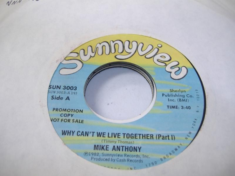 MIKE ANTHONY - Why Can't We Live Together (part I)