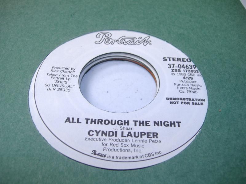 All Through The Night - CYNDI LAUPER