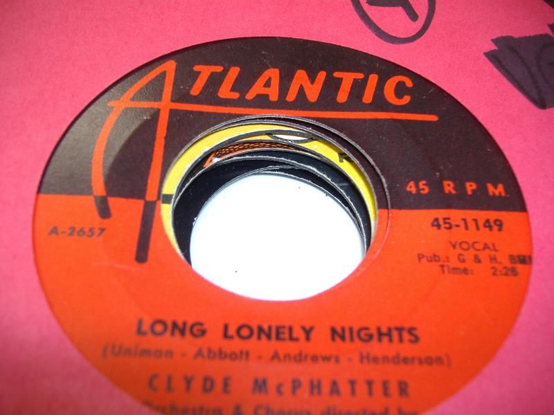 CLYDE MCPHATTER - Long Lonely Nights (heartaches)