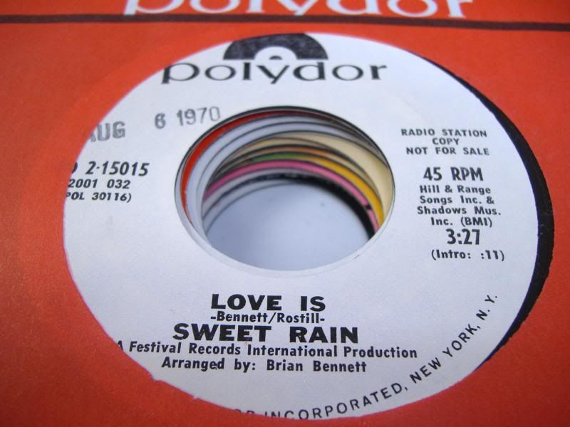SWEET RAIN - Love Is (gonna Get Along Without Ya Now)