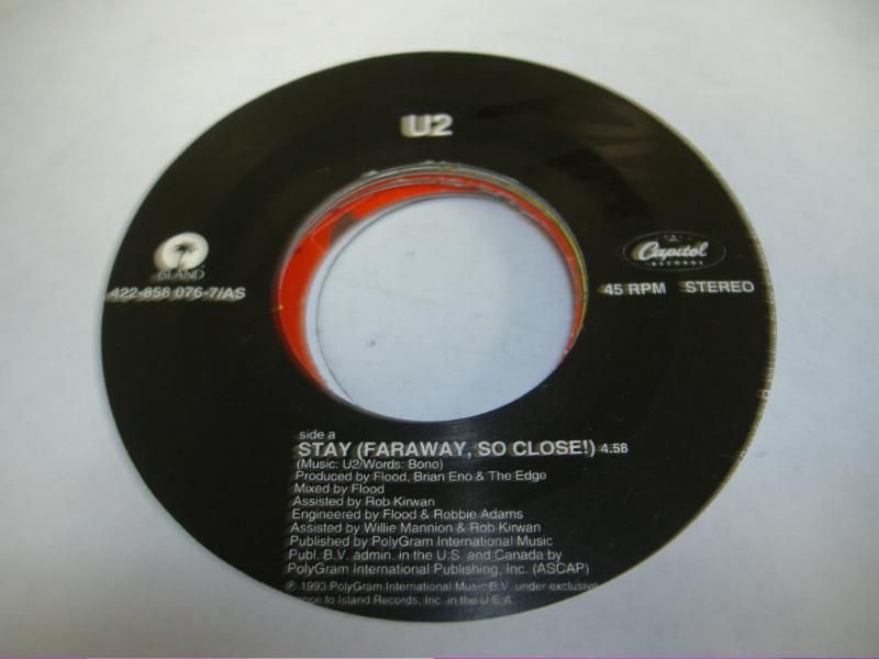 U2 / FRANK SINATRA WITH BONO - Stay (faraway,so Close!)