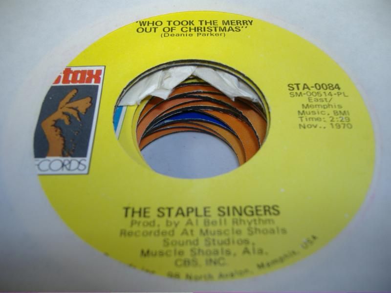 STAPLE SINGERS - Who Took The Merry Out Of Christmas (same)