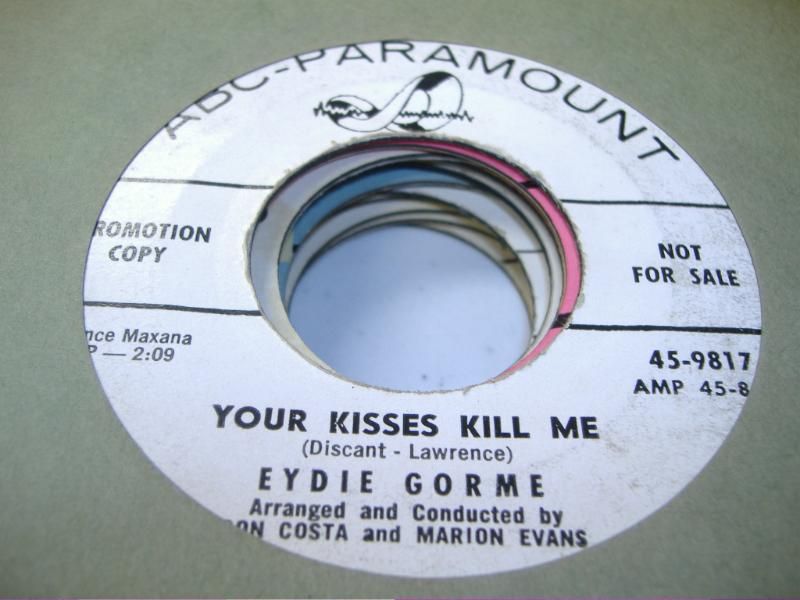 EYDIE GORME - Your Kisses Kill Me (kiss In Your Eyes)