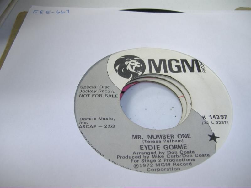 EYDIE GORME - Mr. Number One (butterfly)