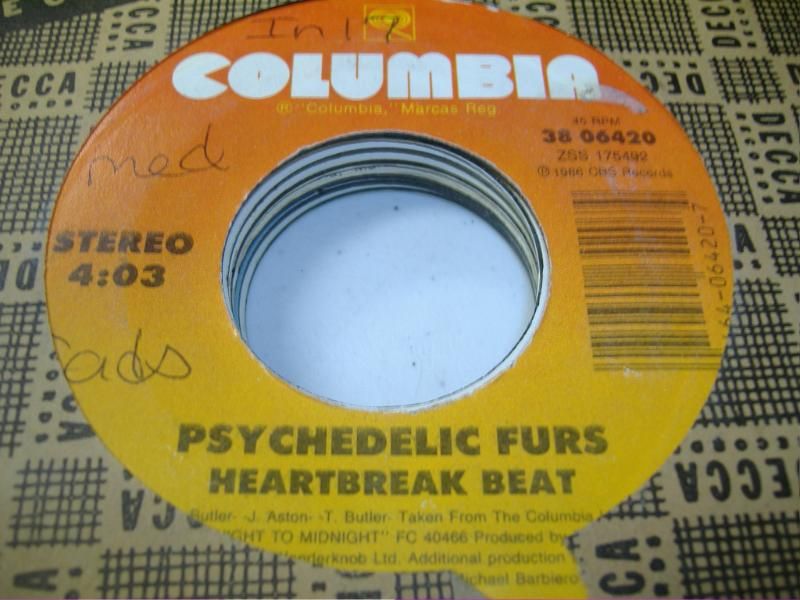 PSYCHEDELIC FURS - Heartbreak Beat (new Dream)